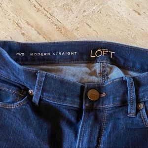 Ann Taylor Loft Modern Straight Jeans